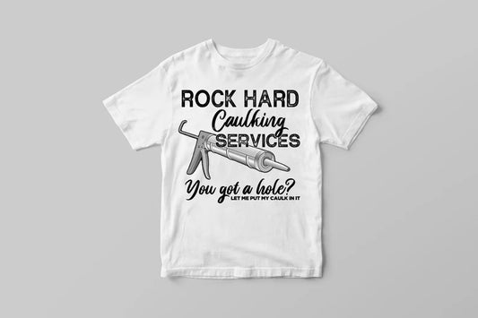 Rock Hard Caulking Services Retro Shirt